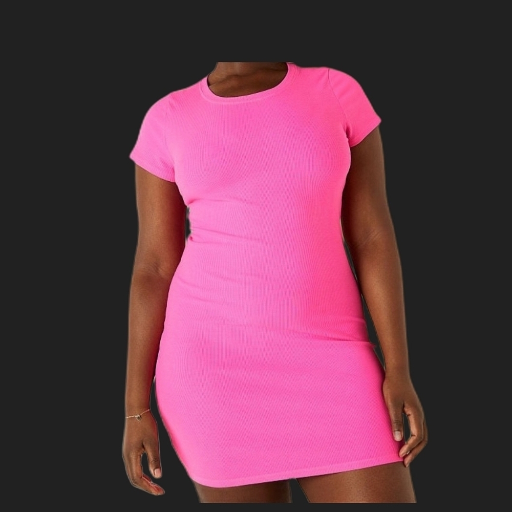 Victoria's Secret Neon Pink Mini Dress